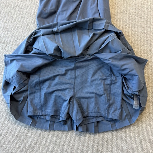 NWT CALIA Women's Golf Mixed Media Pleated High Neck Sleeveless Dress Sz Small - Picture 9 of 10